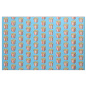 Tissu Illustration de dessin animé Popcorn (Fat Quarter)