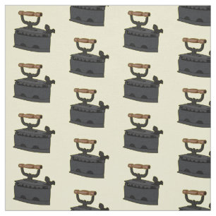 Tissu Illustration de dessin en fer de Charbon