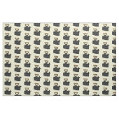Tissu Illustration de dessin en fer de Charbon (Fat Quarter)