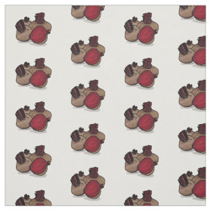 Tissu Illustration de dessin sur la betterave