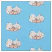 Tissu Illustration de dessin sur l'ail (Fermer)