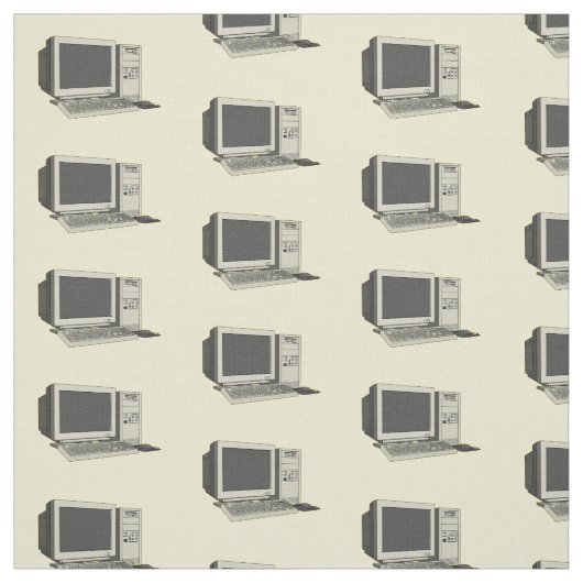 Tissu Illustration de dessin sur ordinateur (Échantillon)