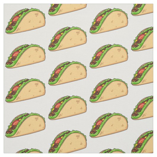 Tissu Illustration de dessin sur Taco (Échantillon)