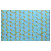 Tissu Illustration de dinosaure T rex drôle (Fat Quarter)