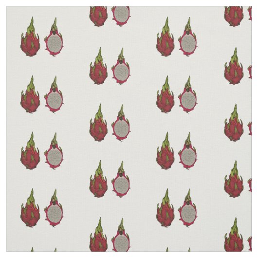 Tissu Illustration de dragon fruit (Échantillon)