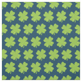 Tissu Illustration de feuille de trèfle (Échantillon)