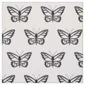 Tissu Illustration de forme de papillon noir (Échantillon)