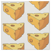 Tissu Illustration de fromage (Fermer)