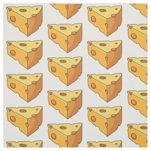 Tissu Illustration de fromage (Échantillon)