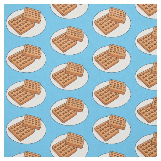 Tissu Illustration de gaufre (Échantillon)