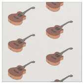 Tissu Illustration de guitare acoustique (Fermer)