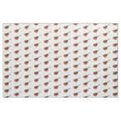 Tissu Illustration de guitare acoustique (Fat Quarter)