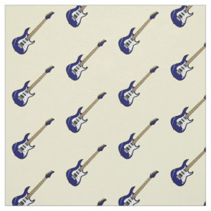 Tissu Illustration de guitare électrique