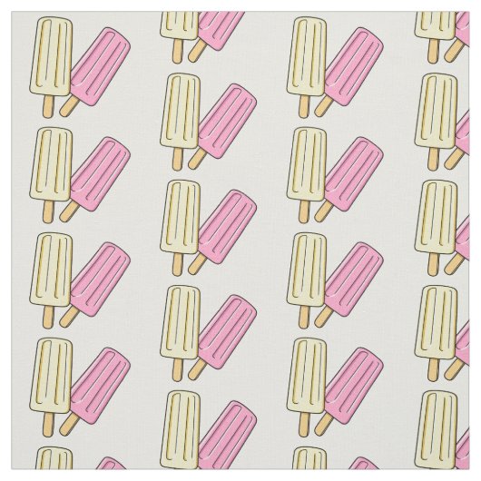 Tissu Illustration de Ice pop (Échantillon)