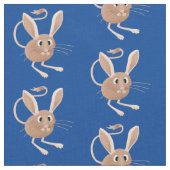 Tissu Illustration de jerboa aux longues oreilles (Fermer)