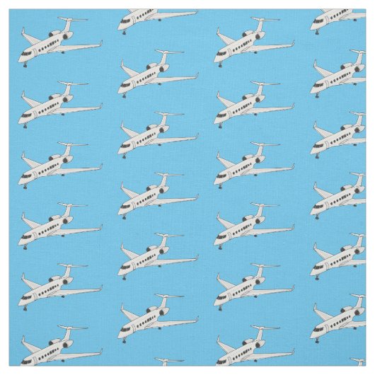 Tissu Illustration de jet privé (Échantillon)