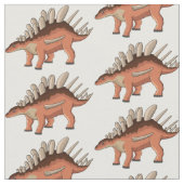 Tissu Illustration de Kentrosaurus (Fermer)