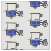 Tissu Illustration de la charrette alimentaire (Fermer)