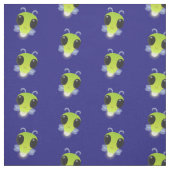 Tissu Illustration de la luciole vert mou (Échantillon)