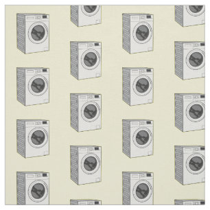 Tissu Illustration de la machine à laver
