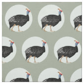 Tissu Illustration de la pintade (Échantillon)