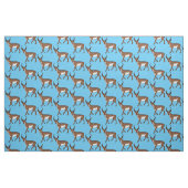 Tissu Illustration de l'antilope Pronghorn (Fat Quarter)
