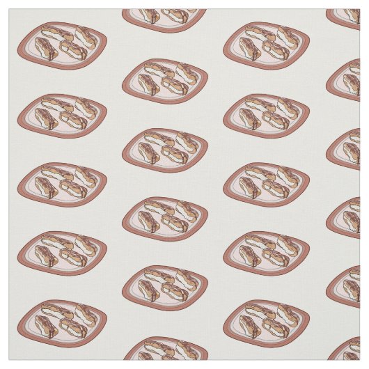 Tissu Illustration de l'éclair de chocolat (Échantillon)