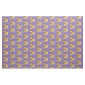 Tissu Illustration de l'effervescence de lions heureux (Fat Quarter)