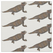 Tissu Illustration de lézard à cornes de Regal (Fermer)