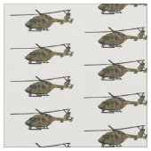 Tissu Illustration de l'hélicoptère de l'armée (Fermer)