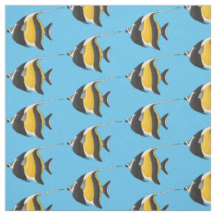 Tissu Illustration de l'idole mauresque
