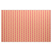 Tissu Illustration de litchee rose mignon (Yard)