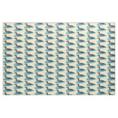 Tissu Illustration de Loon bird (Fat Quarter)