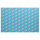 Tissu Illustration de mignon léopard des neiges (Fat Quarter)