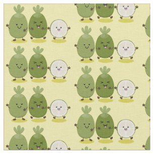 Tissu Illustration de mignonne guava feijoa
