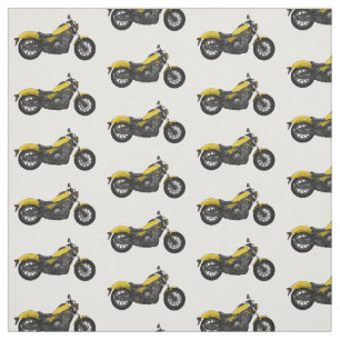 Tissu Illustration de moto Cruiser