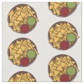 Tissu Illustration de Nachos (Fermer)