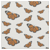 Tissu Illustration de papillon monarque (Fermer)