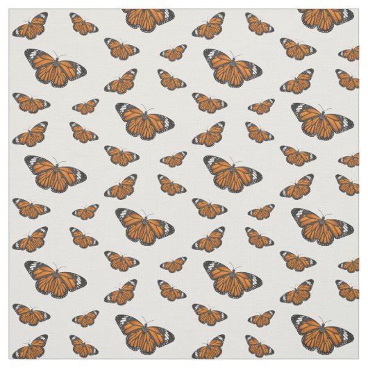 Tissu Illustration de papillon monarque (Échantillon)