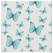 Tissu Illustration de papillons Morpho (Fermer)