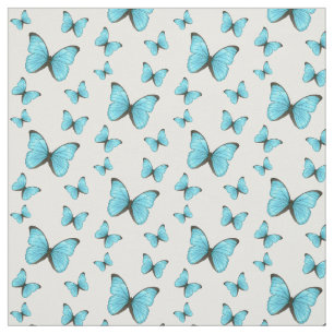 Tissu Illustration de papillons Morpho