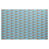 Tissu Illustration de poisson à main (Fat Quarter)