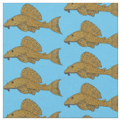 Tissu Illustration de poisson Pleco (Fermer)