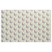 Tissu Illustration de poulet Sebright (Fat Quarter)