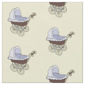 Tissu Illustration de poussette (Fermer)