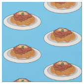 Tissu Illustration de Spaghetti (Fermer)