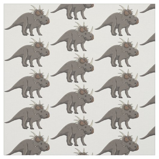 Tissu Illustration de Styracosaurus (Échantillon)