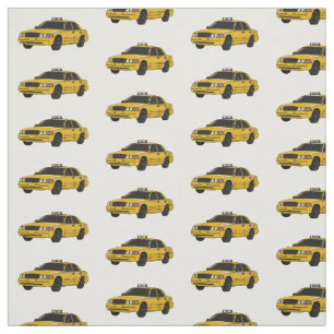 Tissu Illustration de taxi