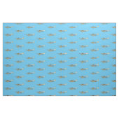Tissu Illustration de trompette (Fat Quarter)
