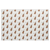Tissu Illustration de violoncelle (Fat Quarter)